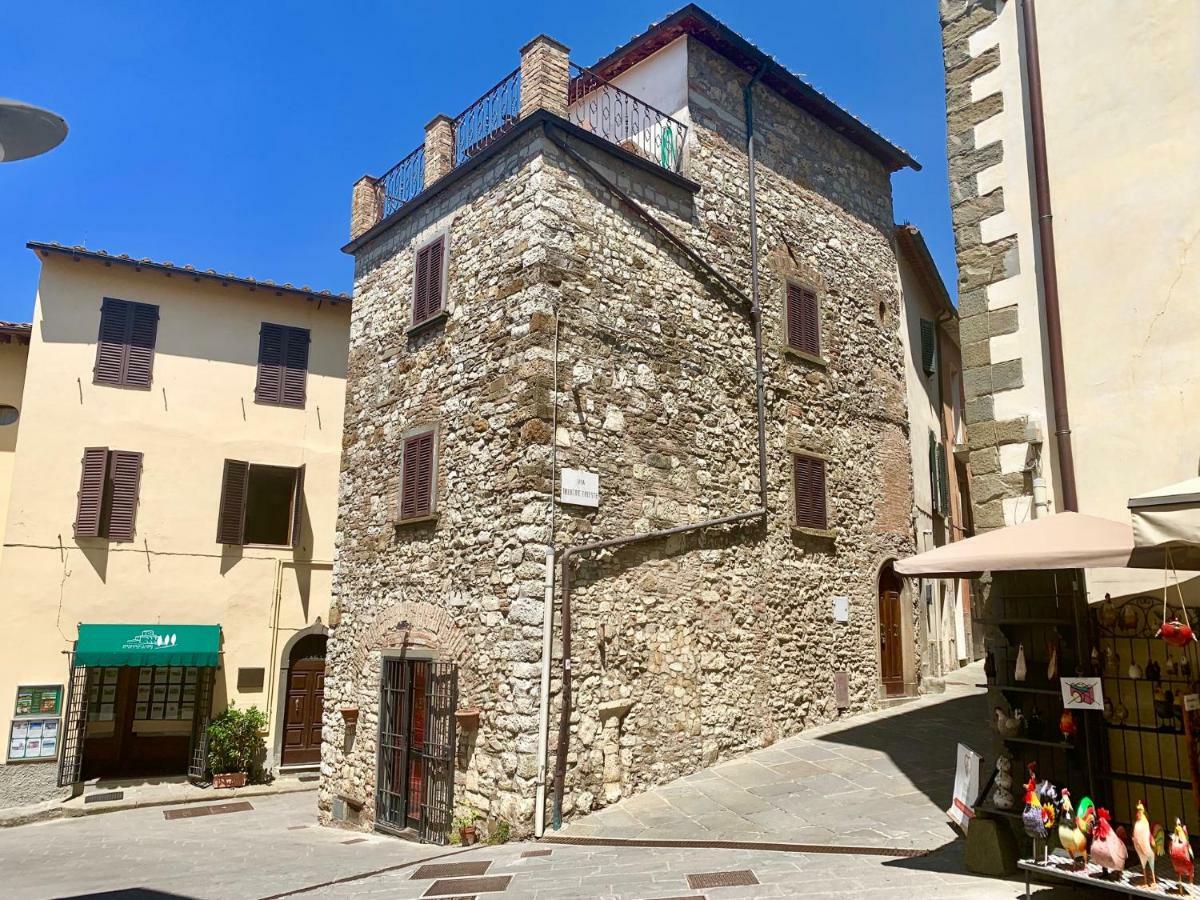 Art Rebus Tower In Tuscany Apartment Radda in Chianti Exterior foto